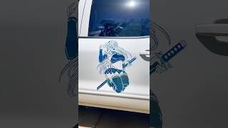 Would you put her on your car SUBSCRIBE to see more awesome decals 🔥 anime animeshorts ￼ [upl. by Aneelad]