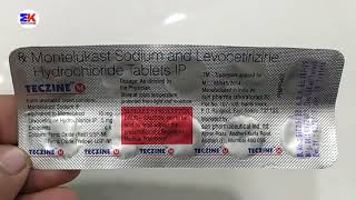 Teczine M Tablet  Montelukast And Levocetirizine Tablet  TeczineM Tablet Uses Benefits Dosage [upl. by Ahsyak]