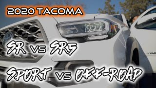 2020 Toyota Tacoma Review SR vs SR5 vs TRD Sport vs TRD OffRoad [upl. by Ogram784]