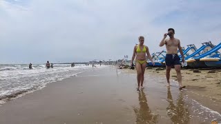 Lignano Sabbiadoro Beach Italy 2021 Beach Walking Tour [upl. by Nevanod]