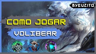 VOLIBEAR TOP COMO JOGAR DE VOLIBEAR BUILD KOREANA  GAMEPLAY EXPLICATIVA  League of Legends [upl. by Orihakat111]