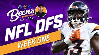 NFL DFS Week 1 for DraftKings amp FanDuel  Top Shelf Picks from The Fantasy Bar [upl. by Adyl]