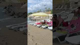 🇹🇷 TOSMUR BEACH WALK  Alanya Antalya Turkey 2024  Wonderful Beach【4K】🔥😍🏝🏖🌞shorts [upl. by Nohj]