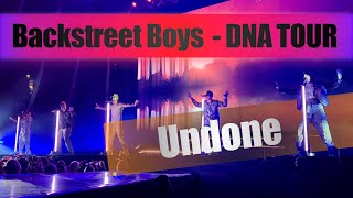 UNDONE  Backstreet Boys DNA World Tour Front of Stage [upl. by Doxia44]