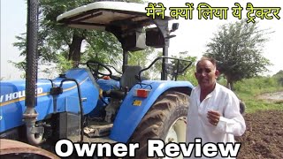 किसान ने क्यों लिया ये ट्रैक्टर New Holland 6510 4WD with Pressure Disc Harrow 22 taviya [upl. by Nylg]