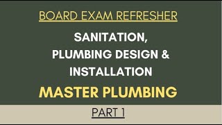 MASTER PLUMBER  SANITATION PLUMBING DESIGN and INSTALLATION part 1 [upl. by Blondie]