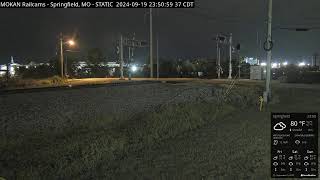 MOKAN Railcams Springfield Missouri BNSF Thayer North Subdivision MP 20470 RECURRENT STREAM [upl. by Attenwahs]