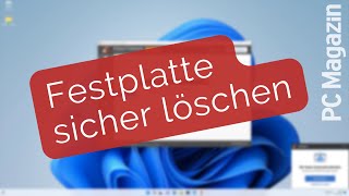 Festplatte sicher löschen [upl. by Wilonah700]