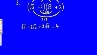 Surds Part 1 Mathscast [upl. by Sebastien]