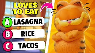 THE GARFIELD MOVIE QUIZ 😸🍕  Fun Garfield Challenges  Quiz Time ✅ [upl. by Jacobs774]