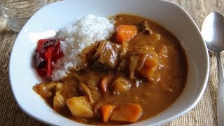 Curry and Rice Recipe  Japanese Cooking 101 [upl. by Sothena]