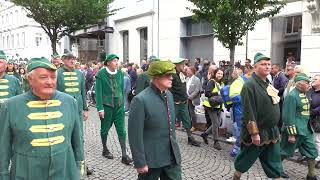 Harmonie St Petrus en Paulus Wolder op de Reuzenfeesten in Maastricht 2024 [upl. by Nalyac]