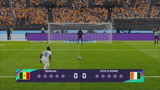 PENALTY SHOOTOUT  SENEGAL v IVORY COAST  AFCON 2023 [upl. by Fawne]