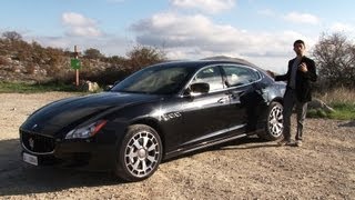 Nuova Maserati Quattroporte la nostra prova su strada English subtitled [upl. by Eissolf]