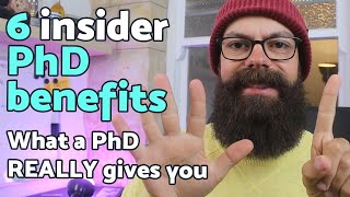 6 PhD benefits  What a PhD really gets you [upl. by Tneciv]