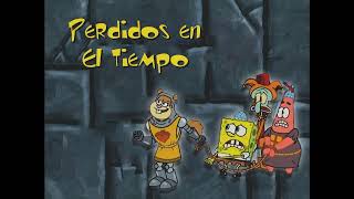 SpongeBob  Dunces and Dragons Title Card In quotRen amp Stimpyquot Style  SPANISH [upl. by Cello]