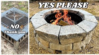 Smokeless Fire Pit Build Simplified Free Build Plans Included [upl. by Hale]