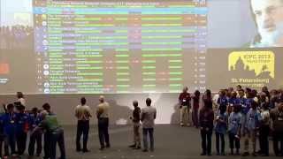 ACM ICPC World Finals 2013  Closing ceremony [upl. by Willette]