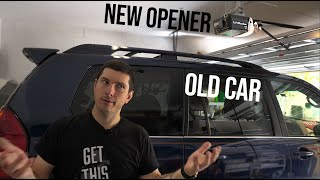 How To Get Your Old Homelink To Work With Your New Garage Door Opener EASY [upl. by Nodnal]