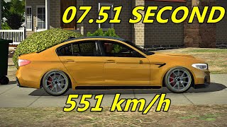 BMW M5 F90 GEARBOX SETTING 1695HP  CAR PARKING MULTIPLAYER [upl. by Albur137]