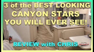 2023 Newmar Canyon Star Quick Review with Chris  Mount Comfort RV [upl. by Aiuqram]