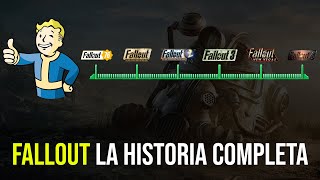 LA LÍNEA TEMPORAL DE FALLOUT TODOS los juegos en UN SOLO VÍDEO [upl. by Arukas303]