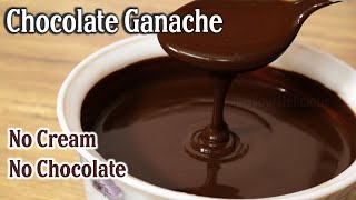 Chocolate Ganache Recipe with Cocoa Powder [upl. by Portugal210]