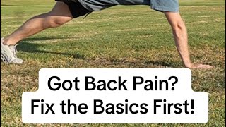 Back Pain Fix Simple Exercises Every Athlete Needs [upl. by Cychosz]