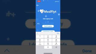 MedFlyt app tutorial  How to add or find new agencies [upl. by Esilec]