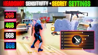 Free Fire Auto Headshot Trick 2024 Sensitivity  2gb 4gb 6gb Ram Headshot Sensitivity Setting [upl. by Isoais]