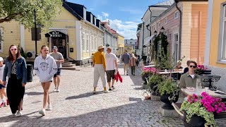 Finland Walks Porvoo Borgå Picturesque small town interesting history Relaxing virtual walk [upl. by Alexina]