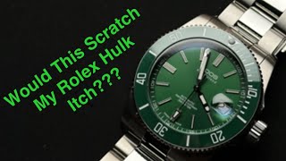 Epos 3504 Green Dial Watch Review [upl. by Merlina521]