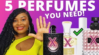 5 PERFUMES YOU NEED AND LAYERING COMBOS [upl. by Clay]