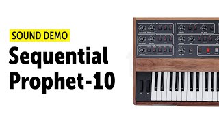 Sequential Prophet10 Sound Demo no talking [upl. by Tonnie]