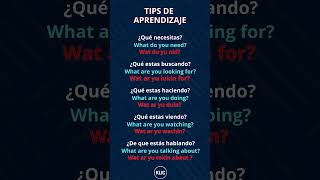 TIPS Rápidos de Inglés🔥Preguntas que debes saber en inglés [upl. by Olatha]