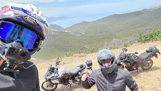 Off road περιπέτεια στο όρος Πατέρα 😂Ι BMW f900 GSA και Suzuki 800de [upl. by Peterec]