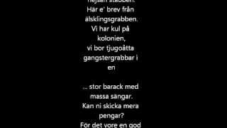 Cornelis Vreeswijk  Brev från Kolonien Lyrics [upl. by Eyahsal]