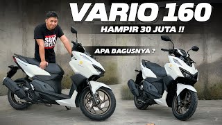 REVIEW HONDA VARIO 160 ABS TERBARU [upl. by Nahgiem]