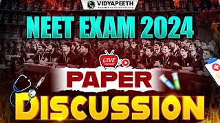 NEET 2024 Live Paper Discussion 🔥 NEET 2024 Answer Key  PW Vidyapeeth [upl. by Shamma]