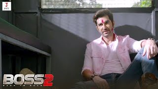 Boss 2  Movie Scene  Jeet Shubhashree Nusraat Faria  Baba Yadav [upl. by Esinehc]