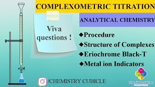 Complexometric Titration with EDTAEriochrome BlackTMetal ion IndicatorsChemistrycubicle [upl. by Acinhoj]