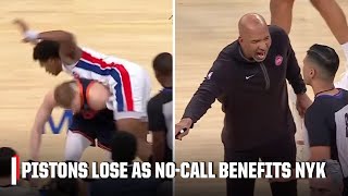 Monty Williams LIVID by lategame nocall Knicks win in final seconds  NBA on ESPN [upl. by Lap538]