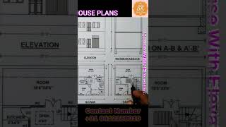 New 20 X 226quot Double storey House Plan with elevation 450 Sqft  50 Gaj  42 sqm S NO 2566 [upl. by Novrej]