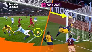 LEGENDARY Goal Line Clearances  Premier League Edition [upl. by Lrub527]