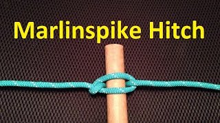 Marlinspike Hitch  Great for pulling on a line or hanging a hammock [upl. by Gnik]