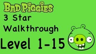 Bad Piggies  Level 115 3 Star Walkthrough Ground Hog Day  WikiGameGuides [upl. by Obocaj]