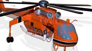 Best Helicopter sound ever S64 Skycrane FSX HD [upl. by Ayikin611]