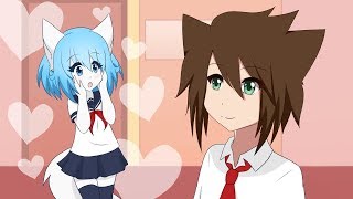 Notice Me Senpai  Wolfychu sings Yandere simulator animation [upl. by Calida]