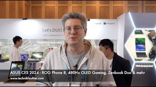 ASUS CES 2024 ROG Phone 8 480Hz OLED Gaming Zenbook Duo amp mehr [upl. by Adamis]