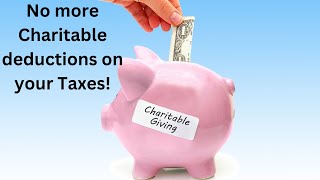 2023 tax changes No more charitable deductions and extra income to report [upl. by Killoran585]